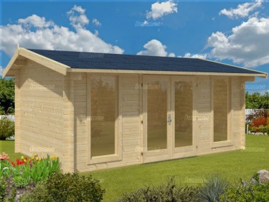 Side Door Apex 45mm Log Cabin 523 - Double Glazed Side Door Apex 45mm Log Cabin 523 - Double Glazed
