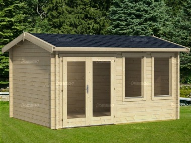 Side Door Apex 40mm Log Cabin 534 - Double Glazed Side Door Apex 40mm Log Cabin 534 - Double Glazed