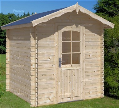 Log Cabin Shed 423 - Apex Roof, 28mm Logs Log Cabin Shed 423 - Apex Roof, 28mm Logs