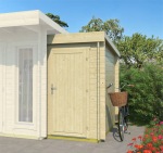Lean To Log Cabin Shed 45 - 28mm Logs, FSC® Certified
