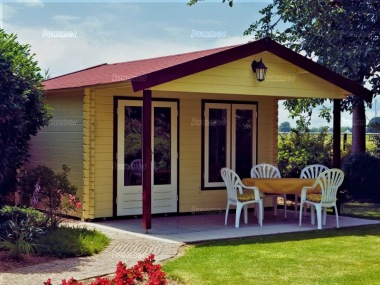 Apex Double Glazed Log Cabin 291 - Bespoke, Large Panes Apex Double Glazed Log Cabin 291 - Bespoke, Large Panes