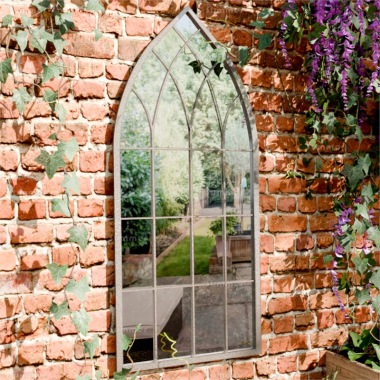 Arched Garden Mirror 245 - Rustic Arched Garden Mirror 245 - Rustic