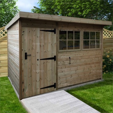 Pent Shed 935 - 2x2 Framing, Heavy Duty Floor