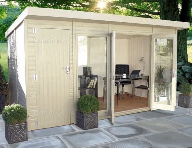 Pent Summerhouse 537 - Two Rooms, Double Glazed