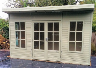 Pent Summerhouse 583 - Double Glazed, Georgian Pent Summerhouse 583 - Double Glazed, Georgian