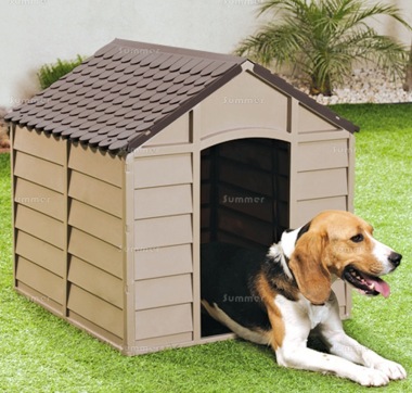 Plastic Dog Kennel 469 - High Density Polypropylene, Boarded Style Plastic Dog Kennel 469 - High Density Polypropylene, Boarded Style