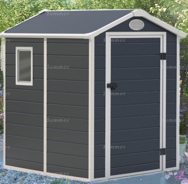 Steel Framed Plastic Shed 652 - Honeycomb Polypropylene Panels