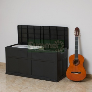 Plastic Storage Box 386 - High Density Polypropylene, Black Plastic Storage Box 386 - High Density Polypropylene, Black