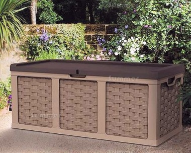 Plastic Storage Box 449 - High Density Polypropylene, Rattan Style Plastic Storage Box 449 - High Density Polypropylene, Rattan Style