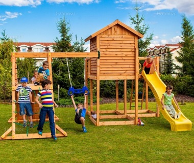 Platform Play Centre 332 - With Slide, Swing, Climbing Frame Platform Play Centre 332 - With Slide, Swing, Climbing Frame