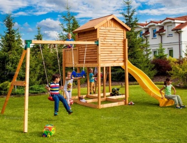 Platform Play Centre 336 - With Slide and 2 Swings Platform Play Centre 336 - With Slide and 2 Swings
