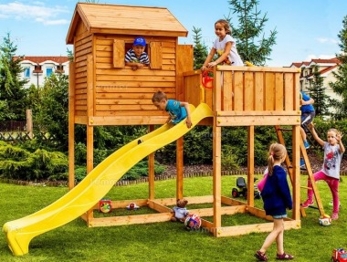 Platform Play Centre 375 - 4ft 9in High Platform With Slide Platform Play Centre 375 - 4ft 9in High Platform With Slide