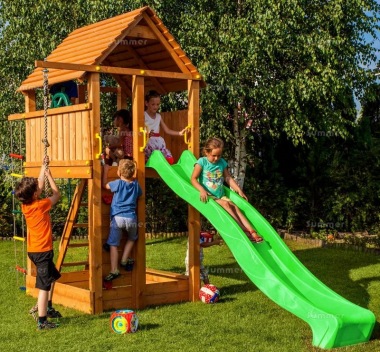 Tower Play Centre 362 - With Slide and Climbing Wall Tower Play Centre 362 - With Slide and Climbing Wall