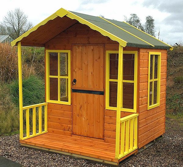 Verandah Playhouse 93 - Shiplap, Stable Door Verandah Playhouse 93 - Shiplap, Stable Door