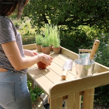Folding 2 Tier Potting Bench 845 - Pressure Treated, PEFC Certified Folding 2 Tier Potting Bench 845 - Pressure Treated, PEFC Certified