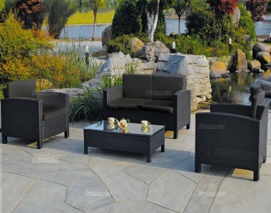 4 Seater Rattan Set 310 - With Seat and Back Cushions 4 Seater Rattan Set 310 - With Seat and Back Cushions