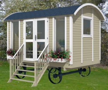 Shepherd Hut 977 - Steps, Double Glazed, Window Boxes