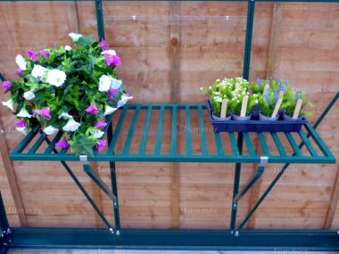 Green Slatted 1 Tier Staging 351 - No Legs Green Slatted 1 Tier Staging 351 - No Legs