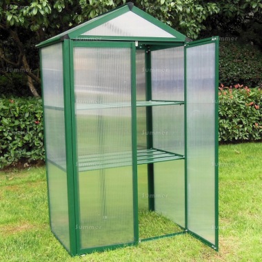 Growhouse 383 - Polycarbonate, Silver or Green Finish
