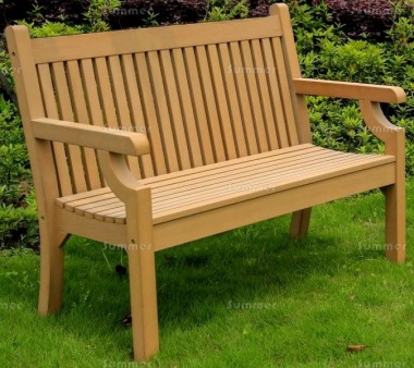 Synthetic Wood Bench 081 - Teak Finish, Maintenance Free Synthetic Wood Bench 081 - Teak Finish, Maintenance Free