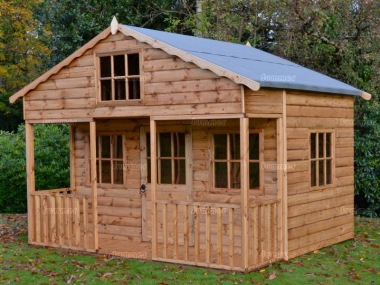 Two Storey Playhouse 53 - Verandah, Two Rooms Two Storey Playhouse 53 - Verandah, Two Rooms