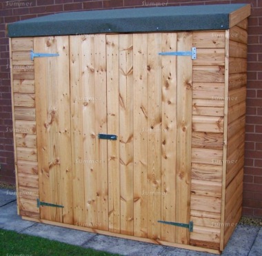 Shiplap Pent Roof Small Storage Shed 135 - All T & G Shiplap Pent Roof Small Storage Shed 135 - All T & G