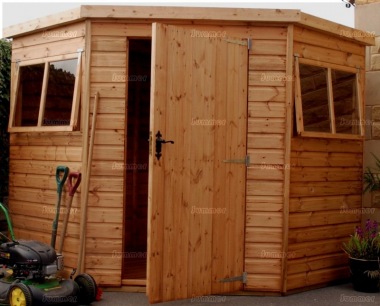 Shiplap Corner Shed 554 - T and G Floor and Roof Shiplap Corner Shed 554 - T and G Floor and Roof