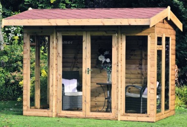 Side Door Apex Summerhouse 108 - Low Level Glazing Side Door Apex Summerhouse 108 - Low Level Glazing