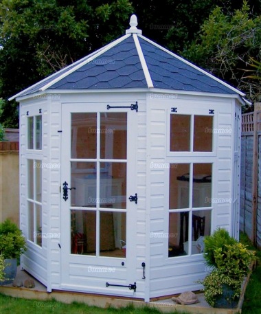 Georgian Octagonal Summerhouse 961 - Painted Georgian Octagonal Summerhouse 961 - Painted