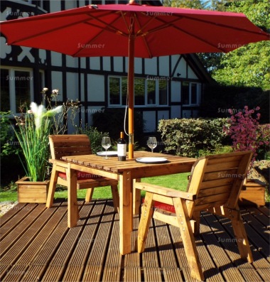 2 Seater Bistro Set 458 - Square Dining Table, Fully Assembled, FSC® Certified 2 Seater Bistro Set 458 - Square Dining Table, Fully Assembled, FSC® Certified