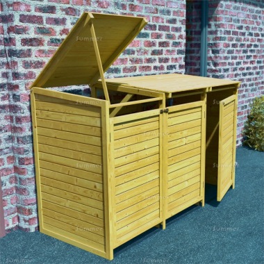 Pressure Treated Triple Bin Store 208 - Heavy Duty, FSC® Certified