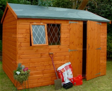 Side Door Apex Shed 541 - Shiplap, Double Door Side Door Apex Shed 541 - Shiplap, Double Door