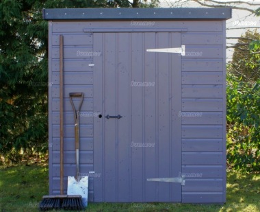 Pent Small Storage Shed 718 - Shiplap, All T and G, Painted, Fitted Free Pent Small Storage Shed 718 - Shiplap, All T and G, Painted, Fitted Free