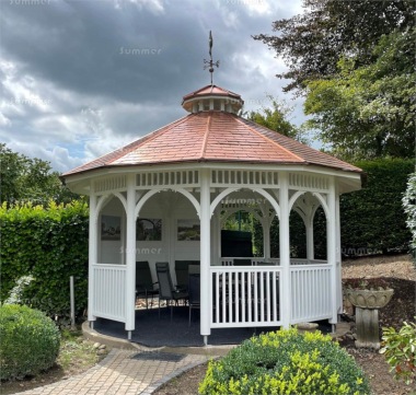 Wooden Gazebo 291 - Octagonal, Balustrades