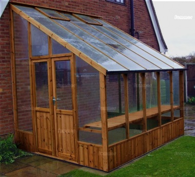 Thermowood Lean To Greenhouse 206 Toughened Glass - Diy 7×10 Lean To Greenhouse Building Guide Thermowood Lean To Greenhouse 206 Toughened Glass - Diy 7×10 Lean To Greenhouse Building Guide