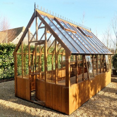 Thermowood Victorian Greenhouse 239 - Toughened Glass