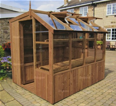 Thermowood Potting Shed 241 - Part Glazed Roof, Fitted Free