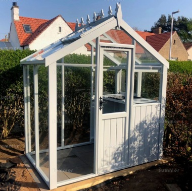 Pressure Treated Greenhouse 516 - Toughened Glass, Fitted Free