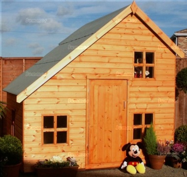 Two Storey Playhouse 10 - Upstairs to one Side, Fitted Free