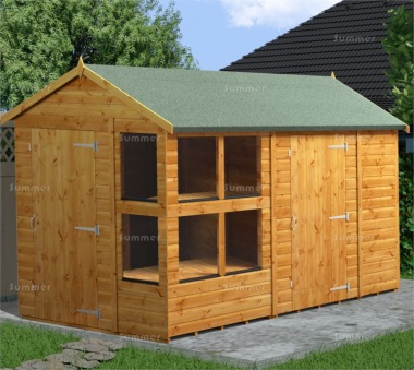 Apex Potting Shed 822 - Fast Delivery, Two Rooms Apex Potting Shed 822 - Fast Delivery, Two Rooms