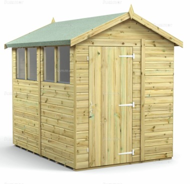 Pressure Treated Apex Shed 940 - Fast Delivery, Many Possible Designs
