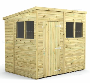 Pressure Treated Pent Shed 941 - Fast Delivery, Many Possible Designs Pressure Treated Pent Shed 941 - Fast Delivery, Many Possible Designs