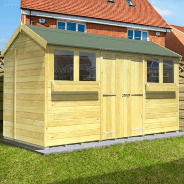 Pressure Treated Apex Shed 188 - Fast Delivery, Many Possible Designs
