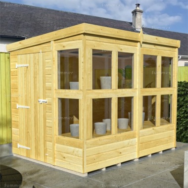 Pressure Treated Pent Potting Shed 222 - Fast Delivery, Many Possible Designs