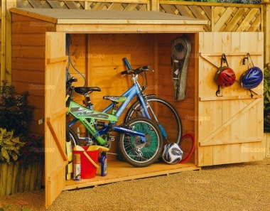 Pent Roof Small Storage Shed 250 - Shiplap, Double Door, FSC® Certified Pent Roof Small Storage Shed 250 - Shiplap, Double Door, FSC® Certified