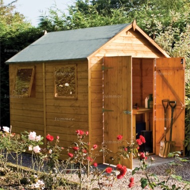 Shiplap Double Door Apex Shed 333 - T and G Floor Shiplap Double Door Apex Shed 333 - T and G Floor