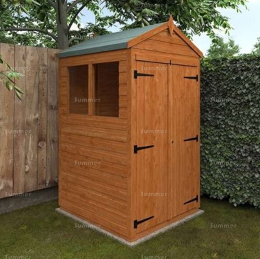 Apex Shed 046 - Fast Delivery, Many Possible Designs, Double Door