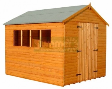 Loglap Double Door Apex Shed 089 - All T and G Workshop