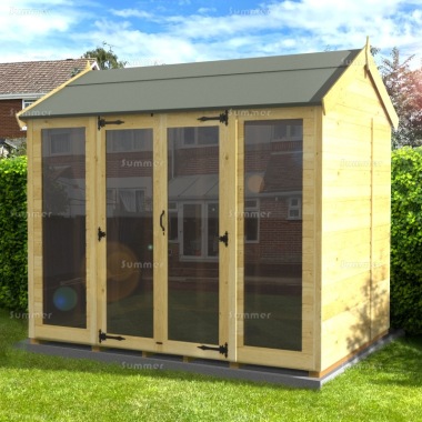 Pressure Treated Apex Summerhouse 127 - Fast Delivery, Many Possible Designs