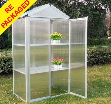 Repackaged Growhouse 383 - Polycarbonate, Silver Finish